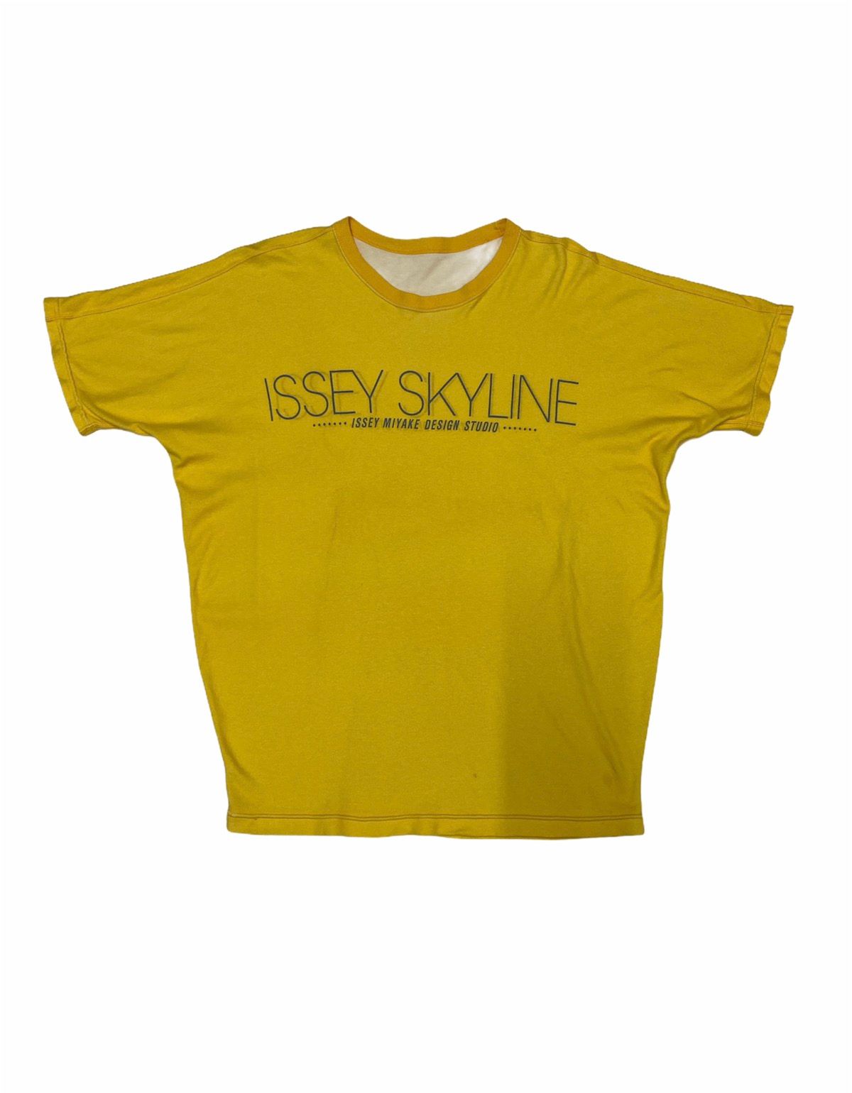 Pre-owned Issey Miyake X Tsumori Chisato Reversibleissey Miyake Skyline Design Studio Tee Shirt In Yellow