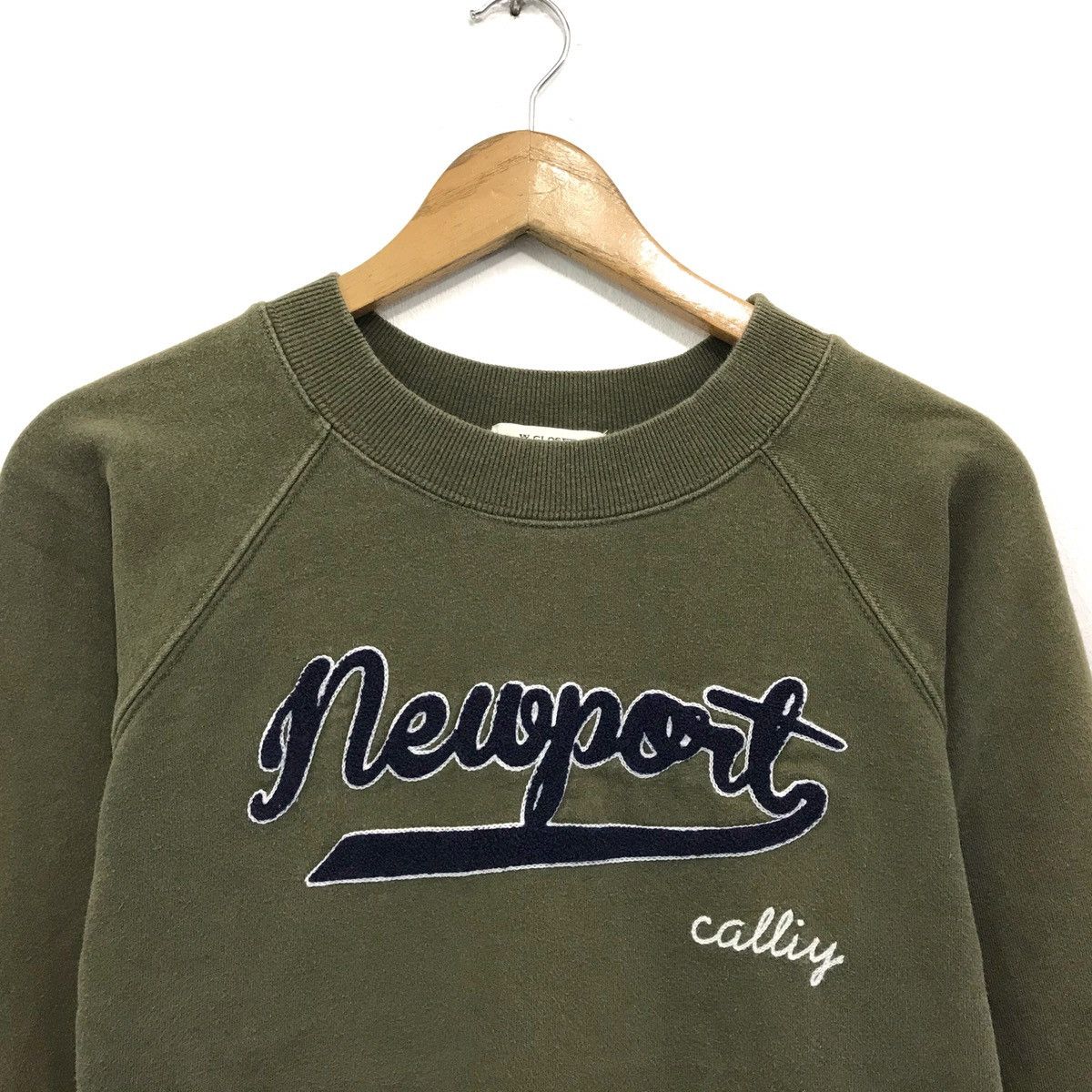 Japanese Brand Vintage Sweatshirt Biglogo Spellout Newport Calling Size US M / EU 48-50 / 2 - 2 Thumbnail