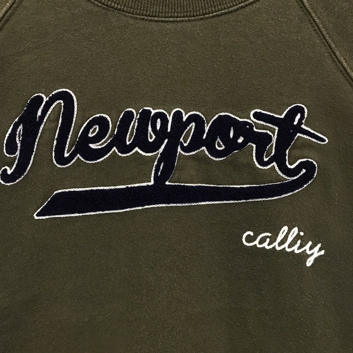 Japanese Brand Vintage Sweatshirt Biglogo Spellout Newport Calling Size US M / EU 48-50 / 2 - 3 Thumbnail