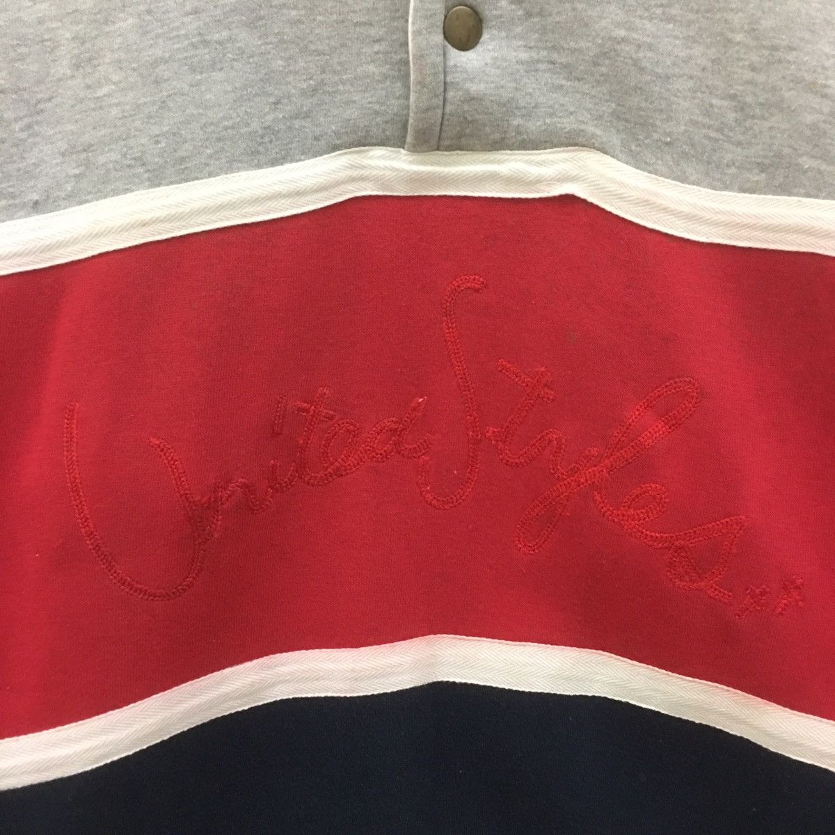 Japanese Brand × Vintage Vintage United Styles Half Button Sweatshirt Size US M / EU 48-50 / 2 - 3 Thumbnail