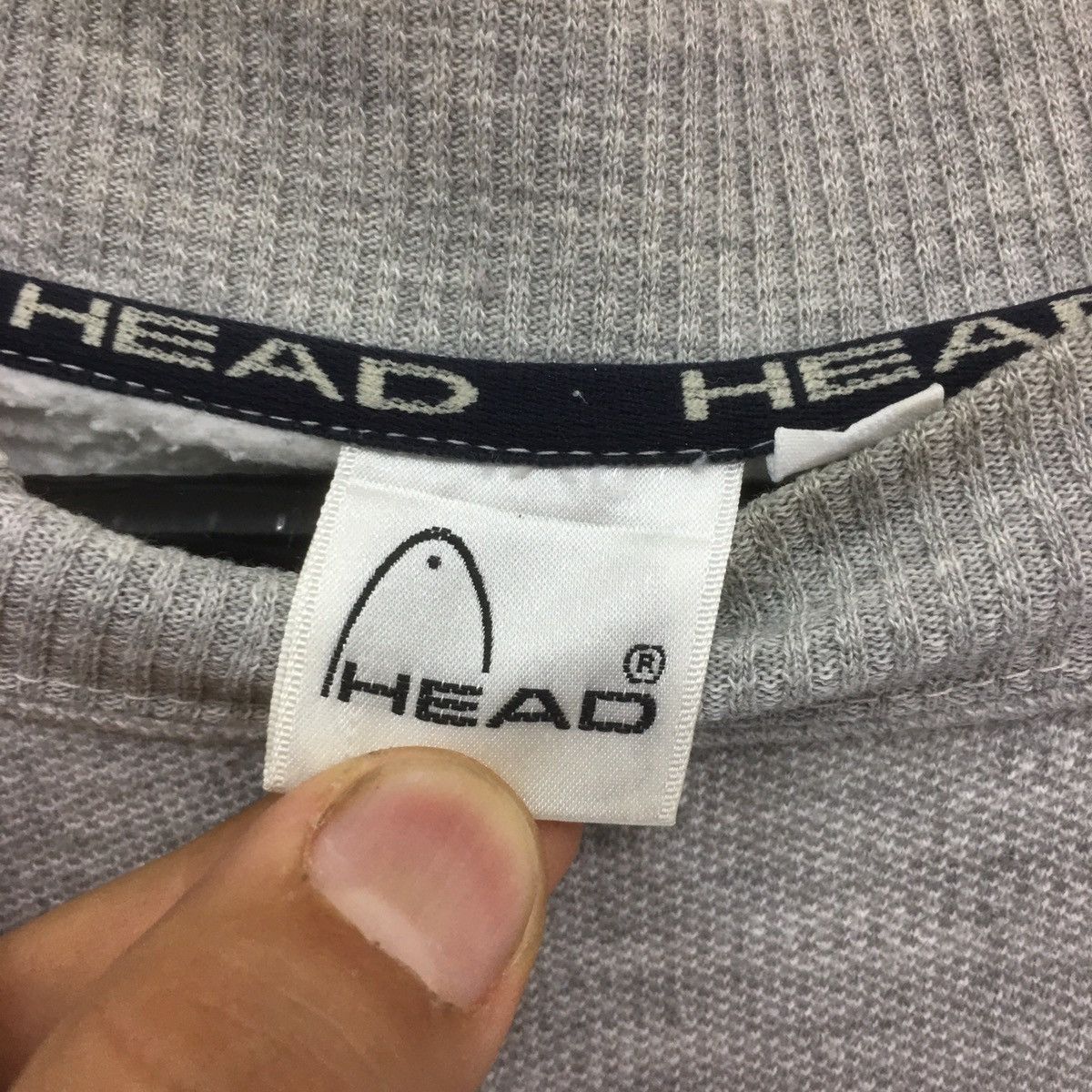 Vintage Head Sweatshirt Big Logo Spellout HEAD Sweaters Pullover Size US L / EU 52-54 / 3 - 6 Thumbnail