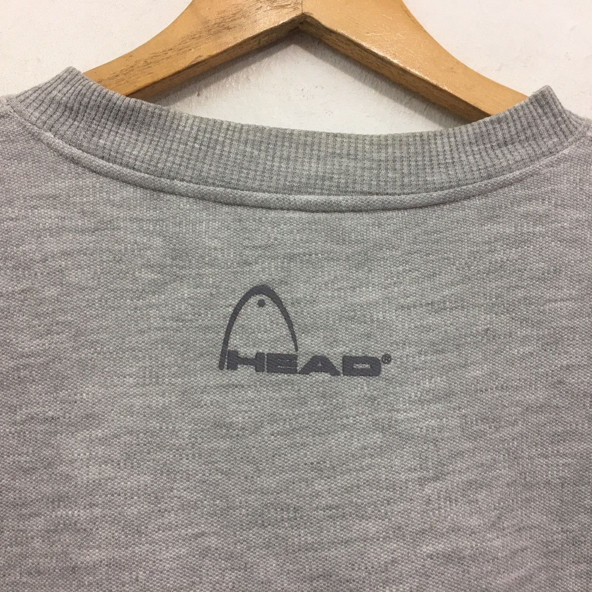 Vintage Head Sweatshirt Big Logo Spellout HEAD Sweaters Pullover Size US L / EU 52-54 / 3 - 5 Thumbnail
