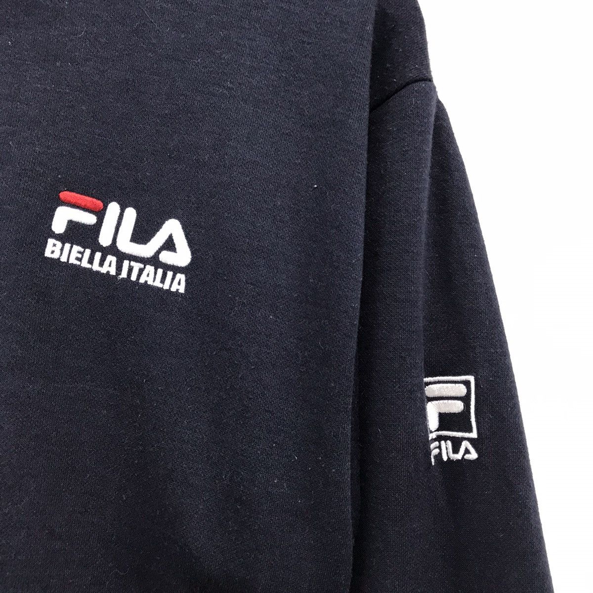 Fila × Vintage Vintage Fila Halfzip Sweatshirt Fila Biella Italia Size US M / EU 48-50 / 2 - 3 Thumbnail