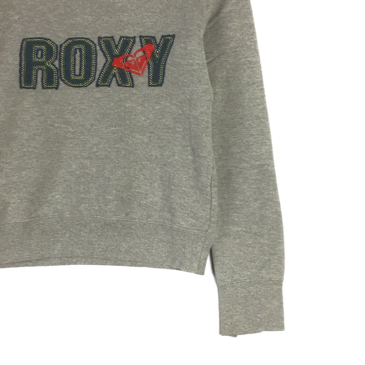 Japanese Brand Roxy Sweatshirt Biglogo Spellout Roxy Women Style Size ONE SIZE - 4 Thumbnail