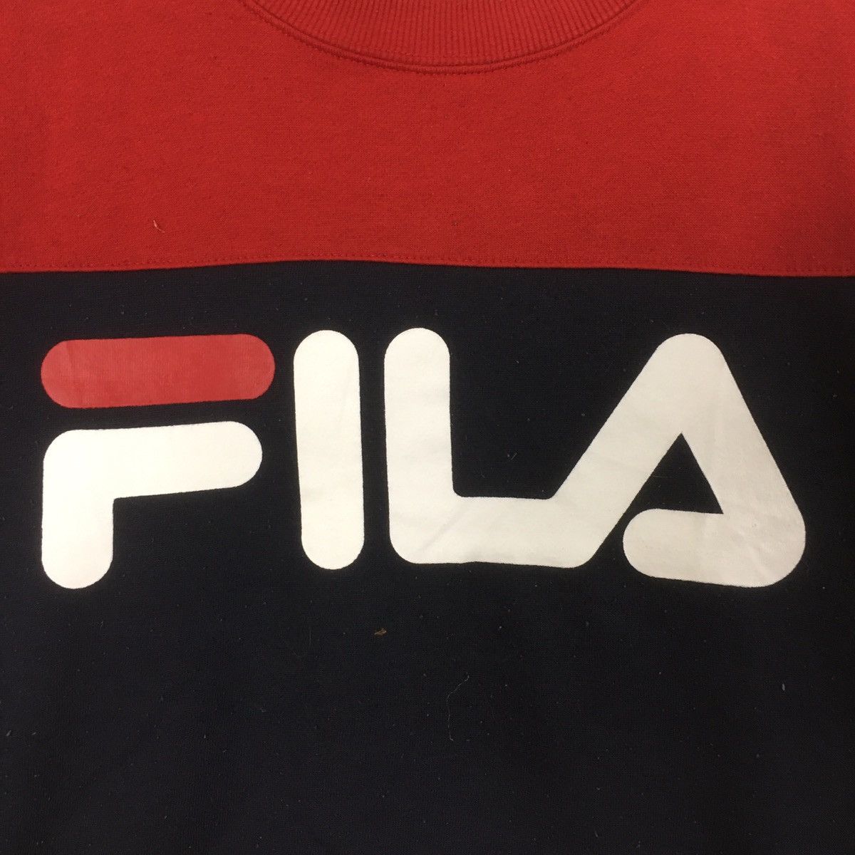 Fila × Vintage Vintage Fila Crew Neck Fila Big Logo Fila Sweatshirt Size US M / EU 48-50 / 2 - 2 Thumbnail