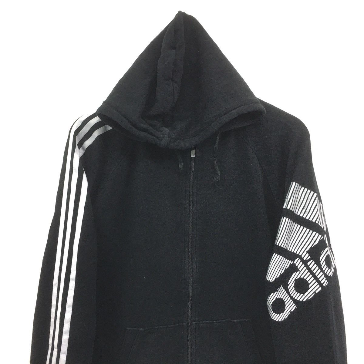 Adidas Adidas Sweatshirt Hoodie Biglogo Spellout Adidas Sweater Size US M / EU 48-50 / 2 - 2 Thumbnail