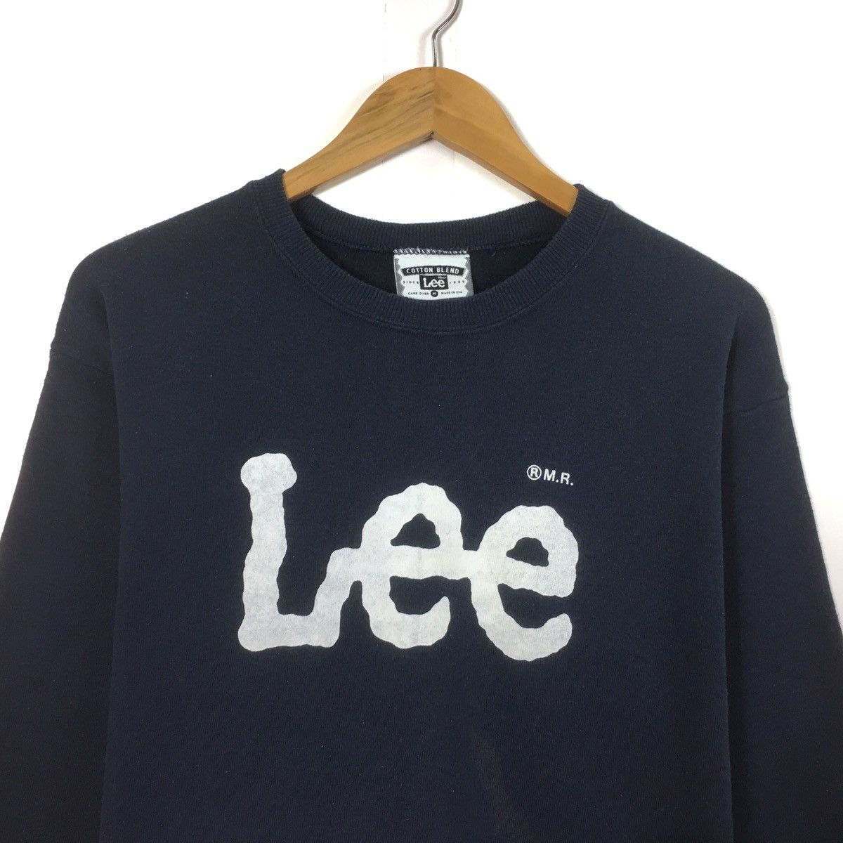 Lee × Vintage Vintage Lee CrewNeck Lee Sweatshirt Lee Biglogo Size US S / EU 44-46 / 1 - 3 Thumbnail