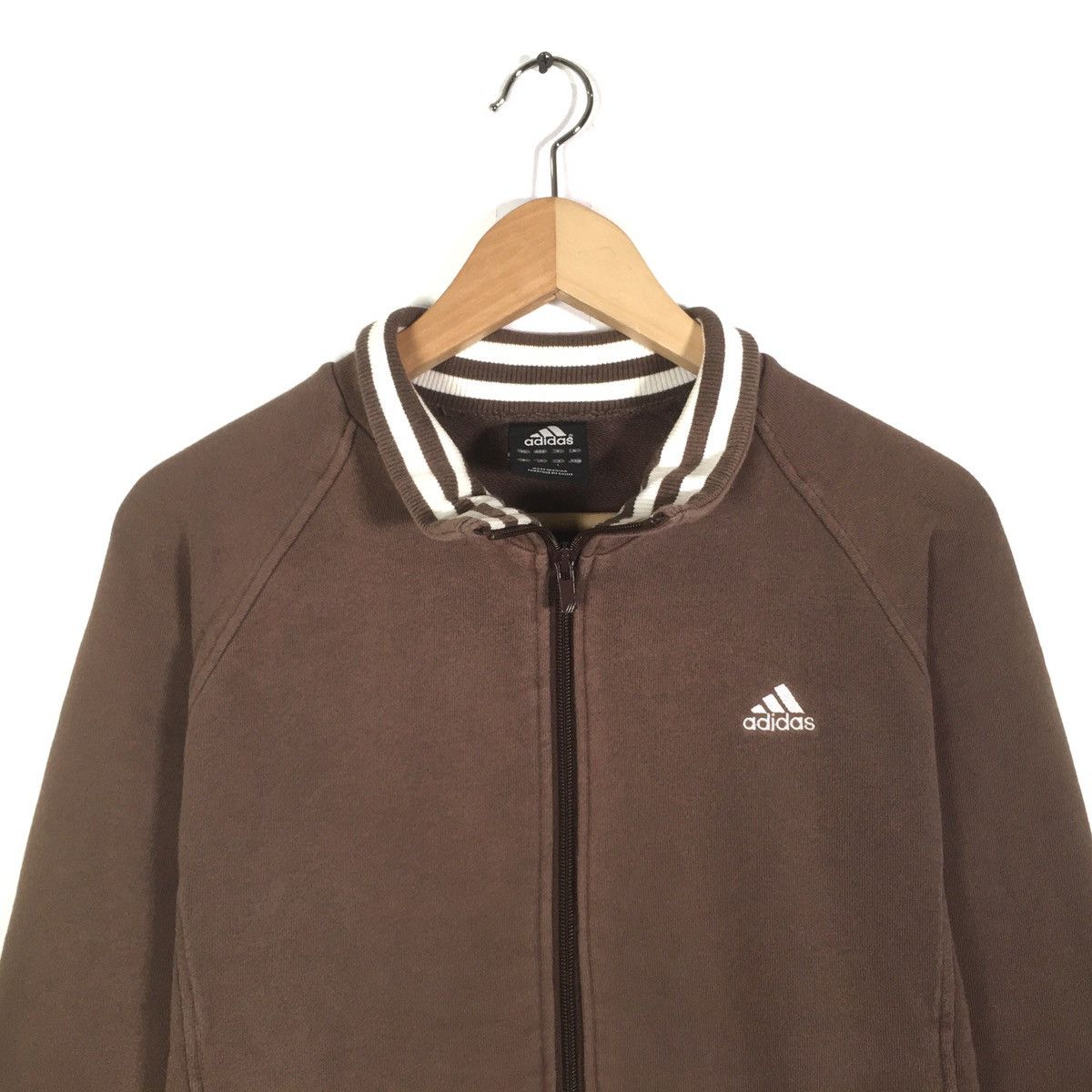 Adidas × Vintage Vintage Adidas Sweatshirt Adidas Three Stripe AdidasTrefoil Size US S / EU 44-46 / 1 - 3 Thumbnail