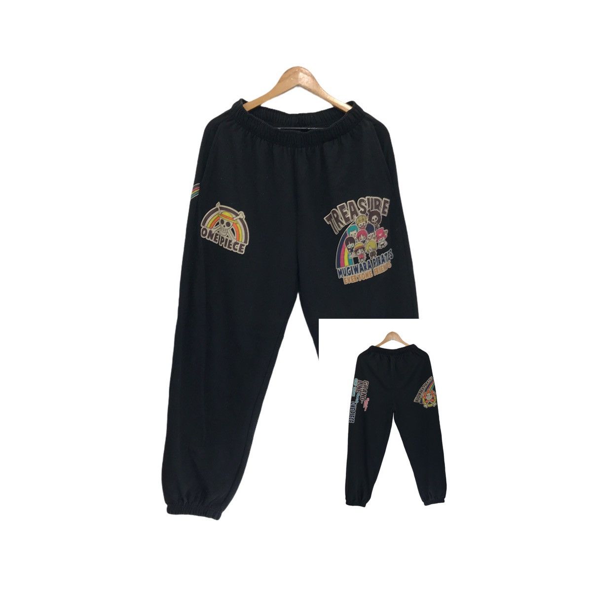 Japanese Brand × One Piece One Piece Sweatpants Size US 31 - 1 Thumbnail