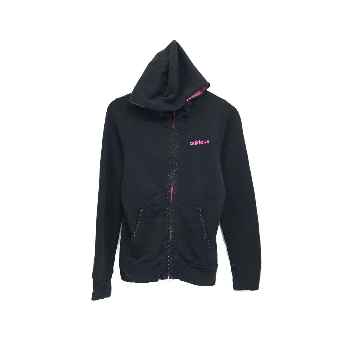 Adidas × Vintage Vintage Adidas Hoodie Sweatshirt Size US S / EU 44-46 / 1 - 1 Thumbnail