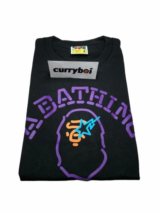 Bape SALE🔥 BAPE Neon Sign College Tee Black Size US M / EU 48-50 / 2 - 3 Thumbnail