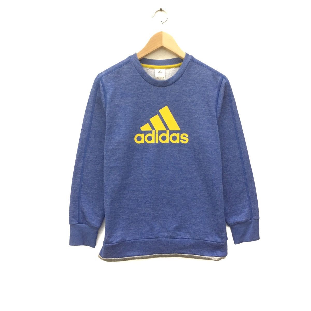 Adidas × Vintage Vintage Adidas Crewneck Adidas Three Stripes Adidas Trefoil Size US S / EU 44-46 / 1 - 1 Thumbnail