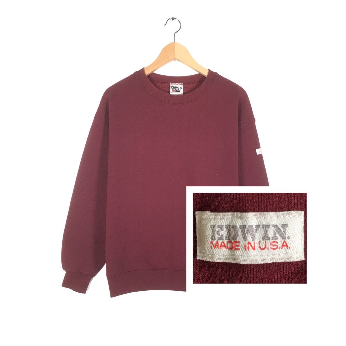 Edwin Vintage Edwin Sweatshirt Edwin Plain Edwin USA Size US M / EU 48-50 / 2 - 1 Thumbnail