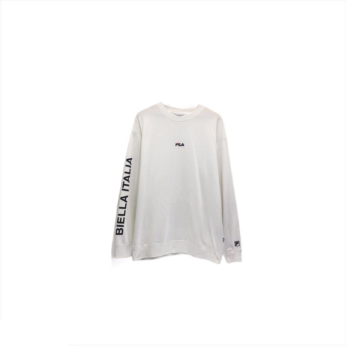 Fila × Japanese Brand FILA Sweatshirt Crewneck Embroidery FILA Bella Italia Size US L / EU 52-54 / 3 - 2 Thumbnail
