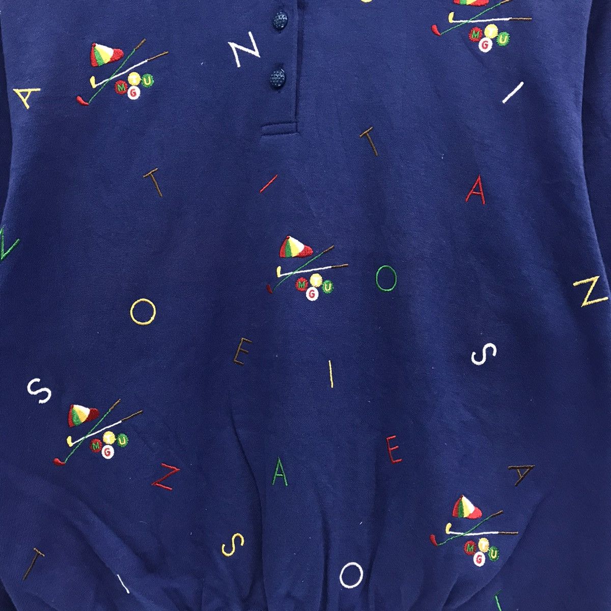 Japanese Brand × Vintage Sensation Half Button Sensation Full Print Golf Size US M / EU 48-50 / 2 - 4 Thumbnail