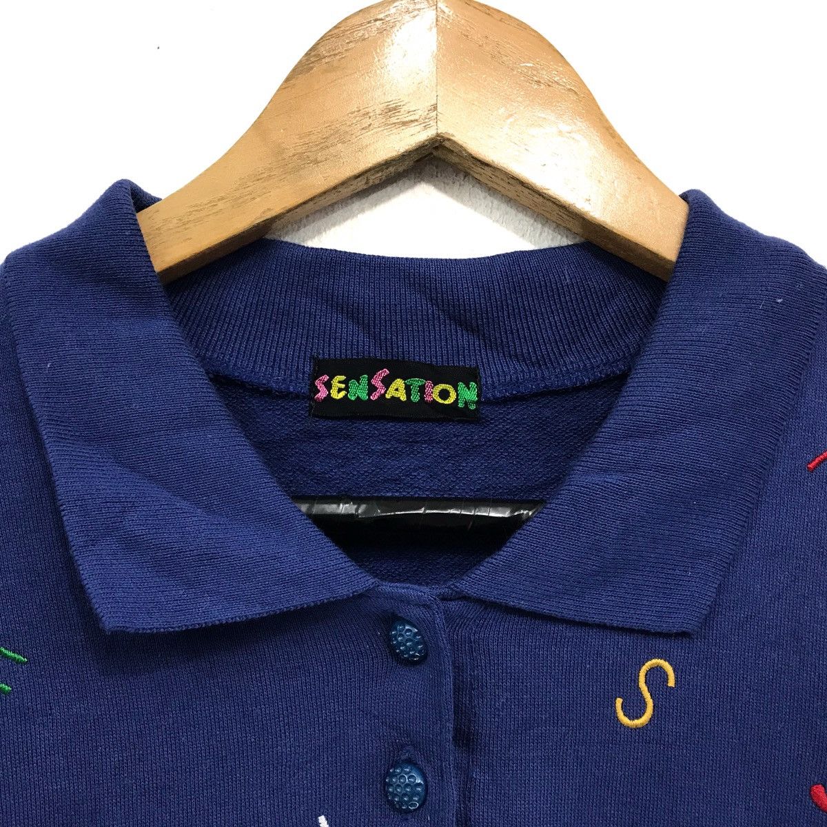 Japanese Brand × Vintage Sensation Half Button Sensation Full Print Golf Size US M / EU 48-50 / 2 - 3 Thumbnail