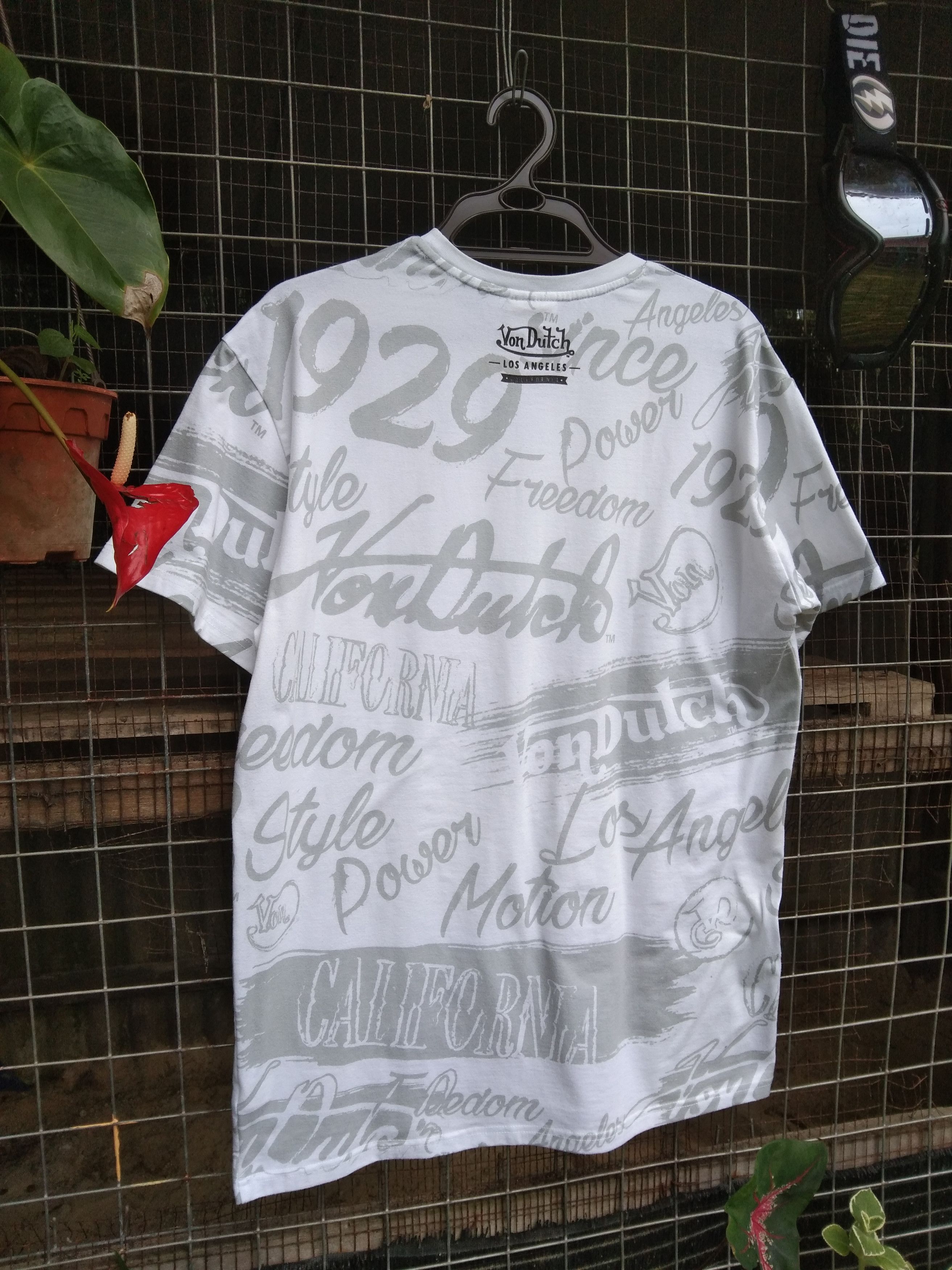 Von Dutch VON DUTCH AUTHENTIC ALL OVER PRINT 🔥RARE🔥T-SHIRT Size US L / EU 52-54 / 3 - 4 Thumbnail