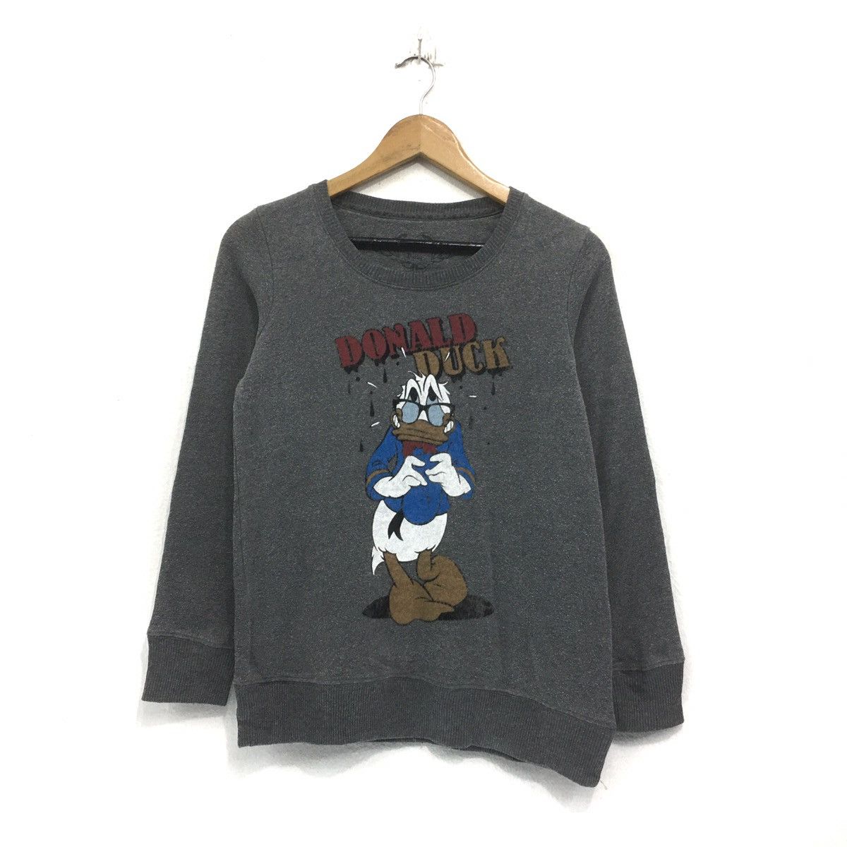 Cartoon Network × Disney Donald Duck Sweatshirt Crewneck BigLogo Spellout Donal Duck Size US S / EU 44-46 / 1 - 1 Thumbnail