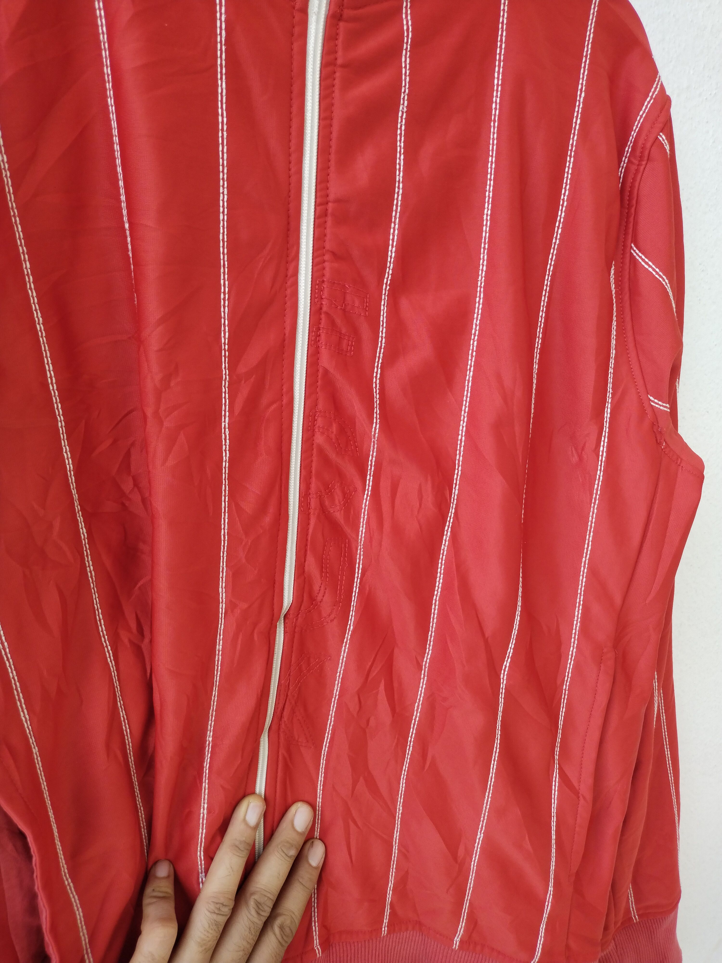 FCUK × French Connection × Vintage 🤝 Need urgently 🤝 FCUK Linen Strip Red Jacket Size US M / EU 48-50 / 2 - 3 Thumbnail