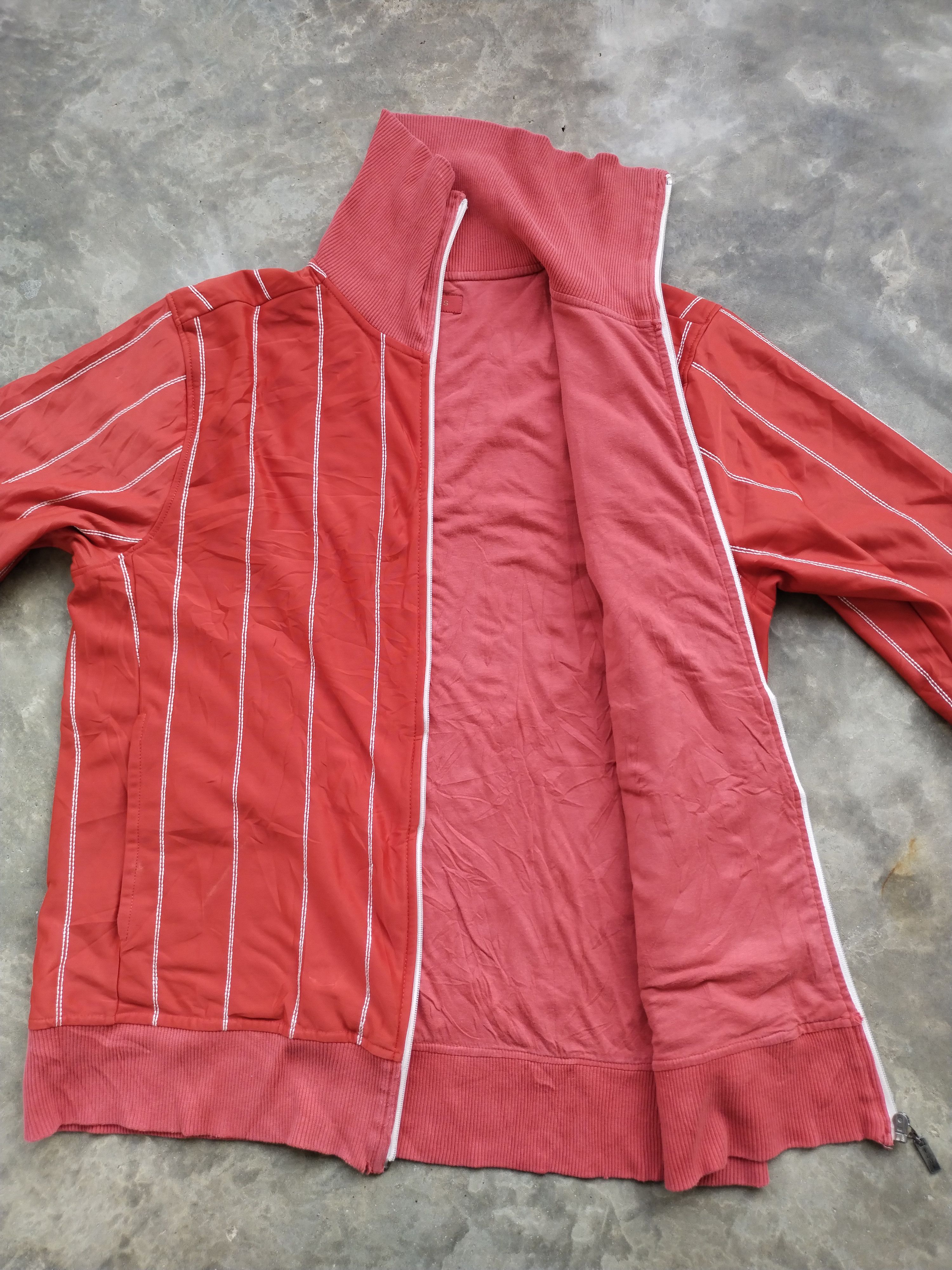 FCUK × French Connection × Vintage 🤝 Need urgently 🤝 FCUK Linen Strip Red Jacket Size US M / EU 48-50 / 2 - 11 Thumbnail