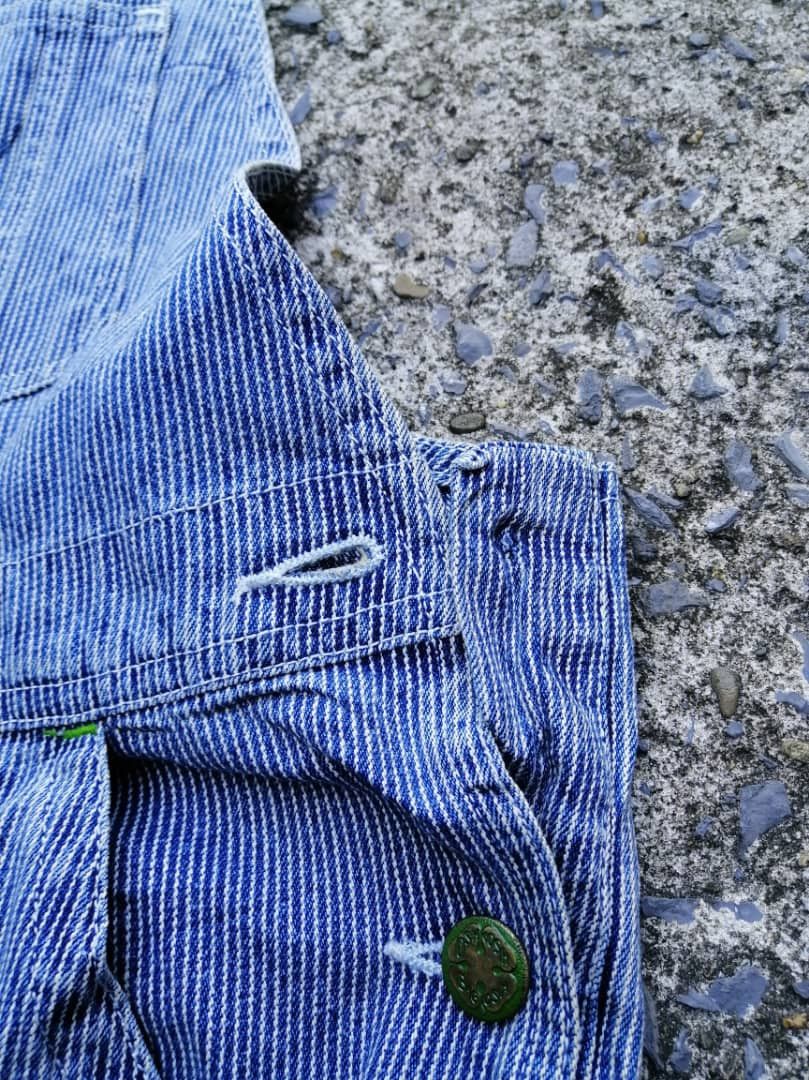 Japanese Brand × Oshkosh OshKosh Hickory Overalls Jumpsuits Size US 35 - 8 Thumbnail