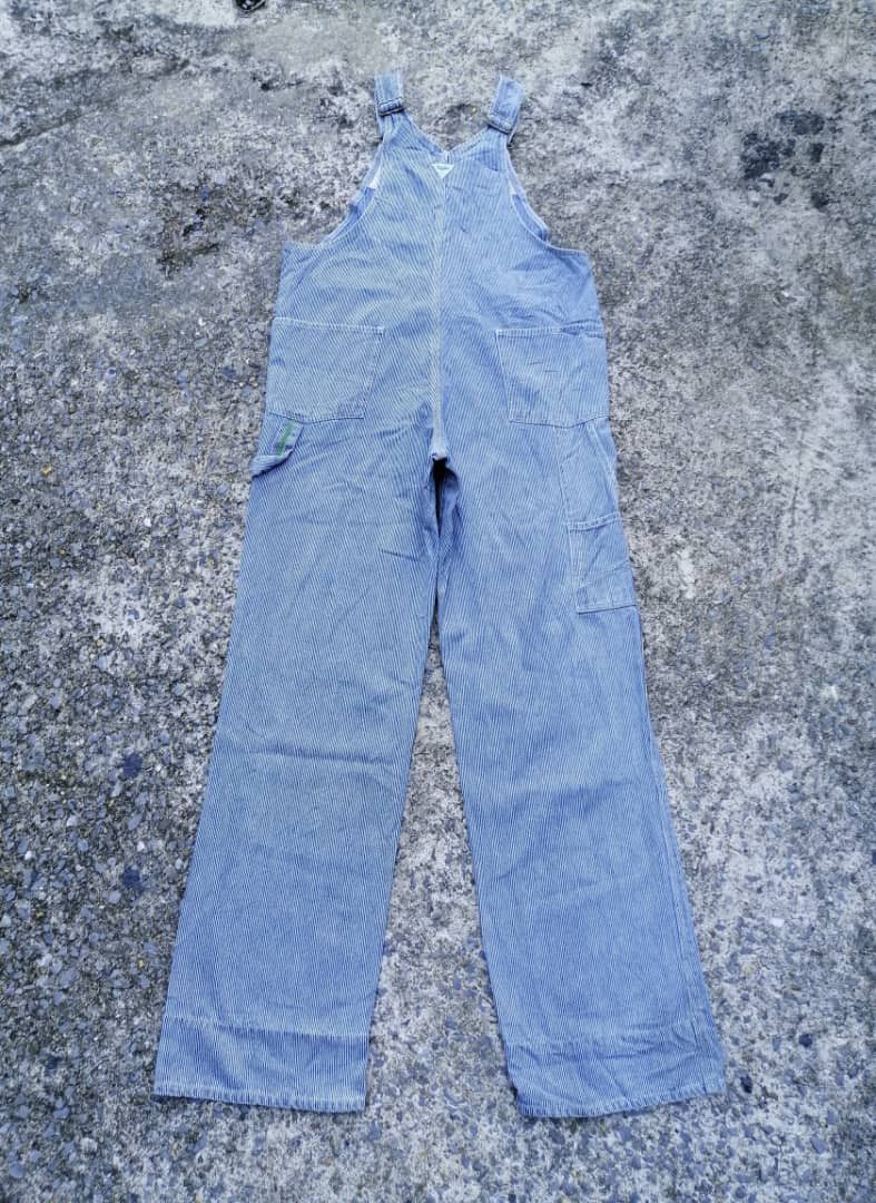 Japanese Brand × Oshkosh OshKosh Hickory Overalls Jumpsuits Size US 35 - 4 Thumbnail