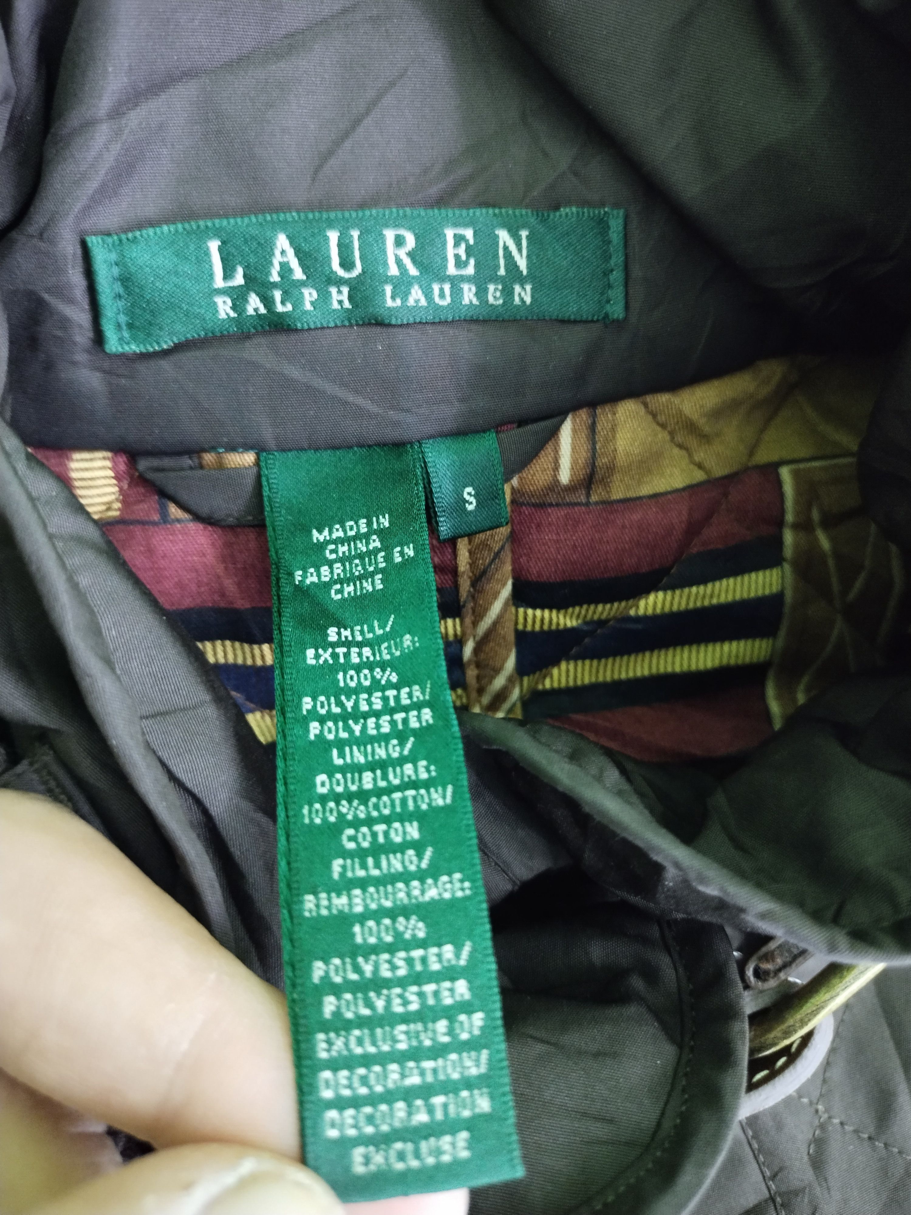 Ralph Lauren VTG Lauren by Ralph Lauren Quilted Equestrian Barn Jacket Size US S / EU 44-46 / 1 - 15 Thumbnail