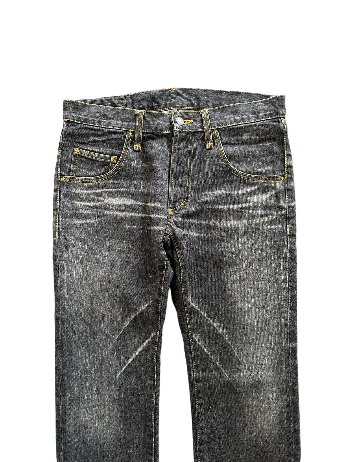 RUDE GALLERY Size 33/40.5 - 00's Rude Gallery distressed jeans Size US 33 - 2 Thumbnail