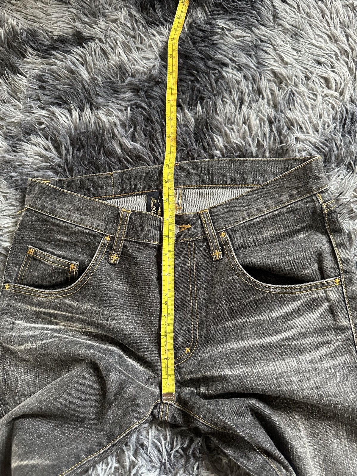 RUDE GALLERY Size 33/40.5 - 00's Rude Gallery distressed jeans Size US 33 - 15 Thumbnail