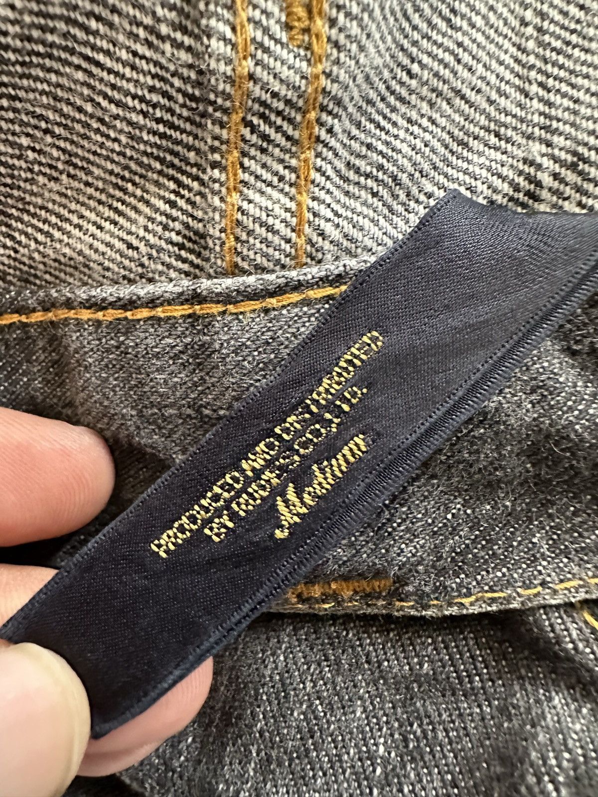 RUDE GALLERY Size 33/40.5 - 00's Rude Gallery distressed jeans Size US 33 - 16 Thumbnail