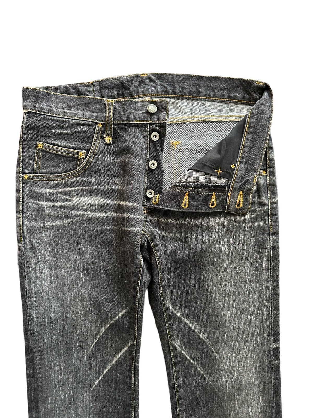 RUDE GALLERY Size 33/40.5 - 00's Rude Gallery distressed jeans Size US 33 - 4 Thumbnail