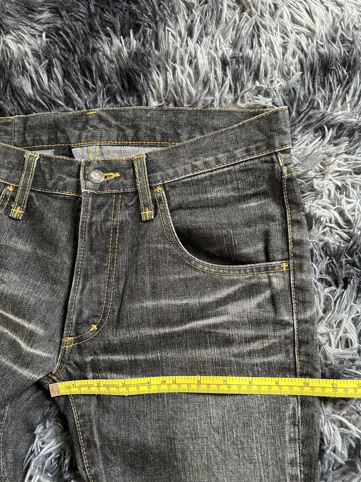 RUDE GALLERY Size 33/40.5 - 00's Rude Gallery distressed jeans Size US 33 - 11 Thumbnail