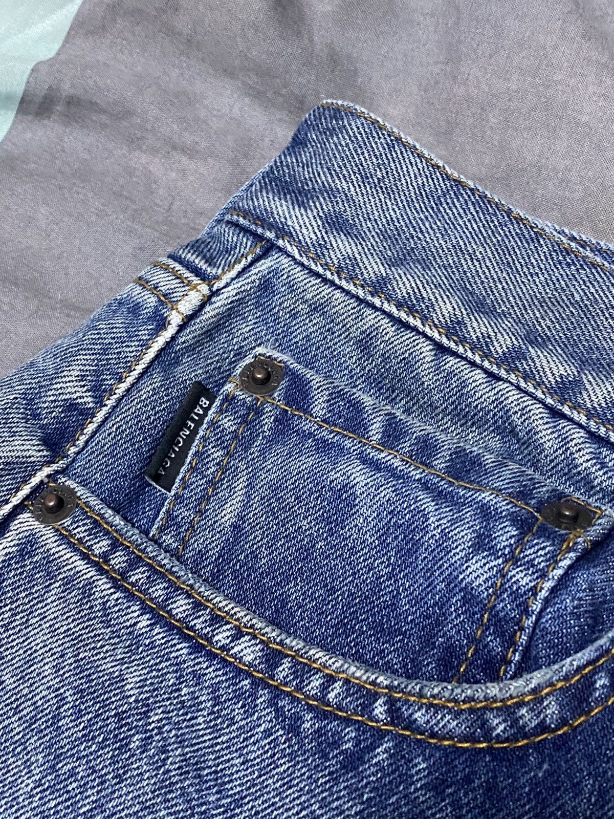 Balenciaga Straight Denim Jeans Size US 32 / EU 48 - 6 Thumbnail