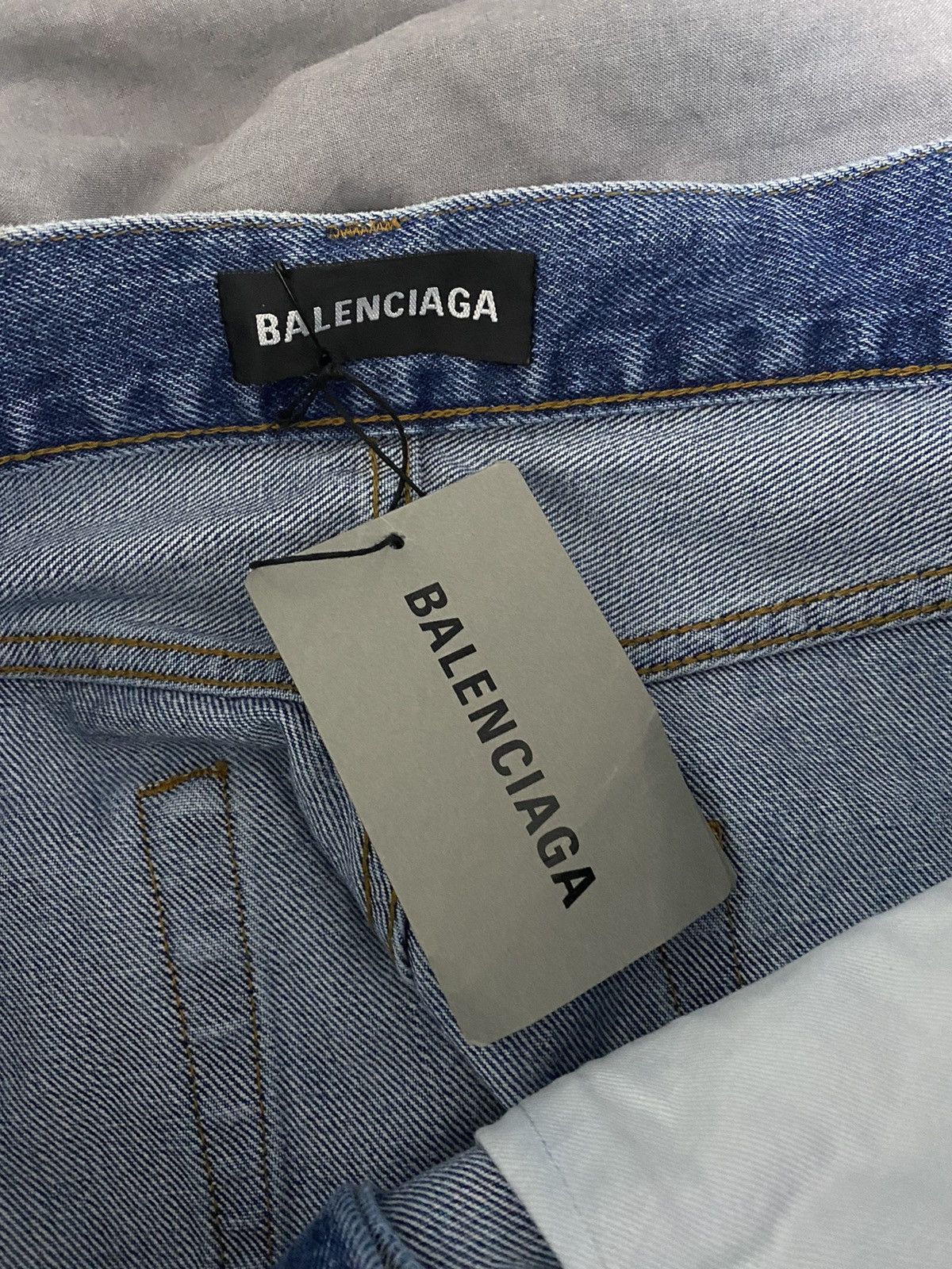 Balenciaga Straight Denim Jeans Size US 32 / EU 48 - 3 Thumbnail