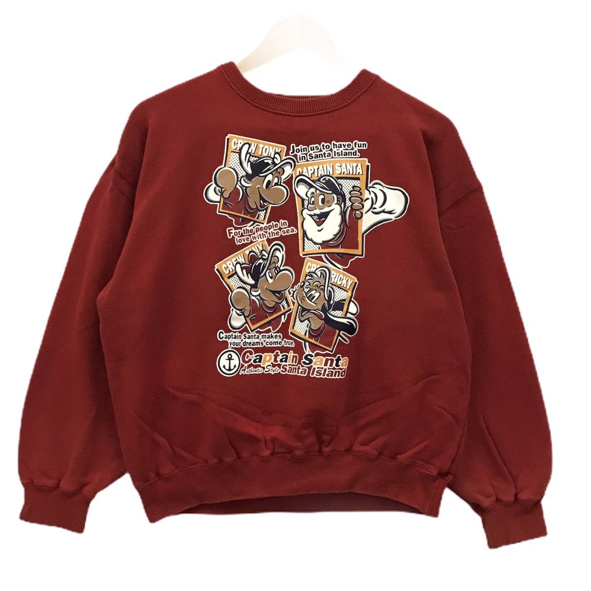 Japanese Brand × Vintage Captain Santa Sweatshirt Crewneck Big Logo Captain Santa Size US S / EU 44-46 / 1 - 1 Thumbnail