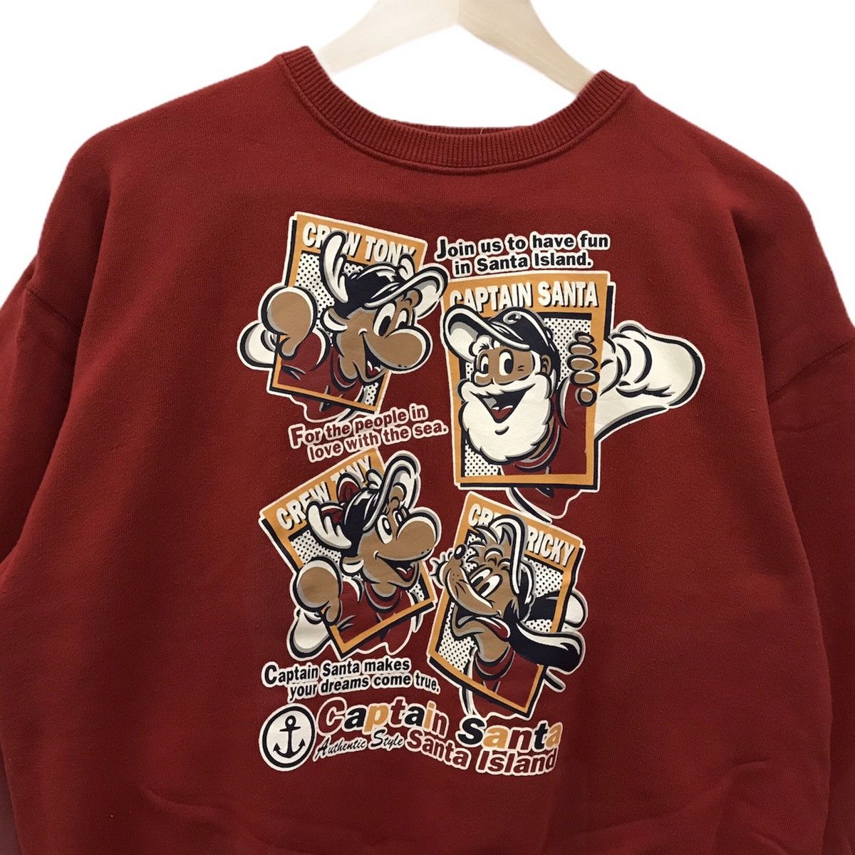 Japanese Brand × Vintage Captain Santa Sweatshirt Crewneck Big Logo Captain Santa Size US S / EU 44-46 / 1 - 2 Thumbnail