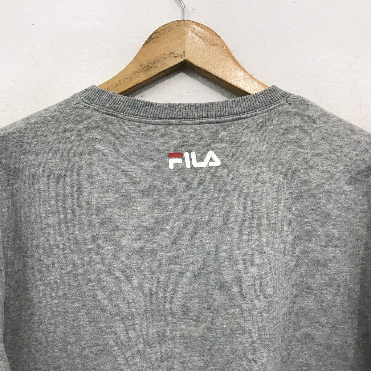 Fila × Vintage FILA Sweatshirt Crew Neck Embroidery Spellout FILA Italia Size US M / EU 48-50 / 2 - 9 Thumbnail