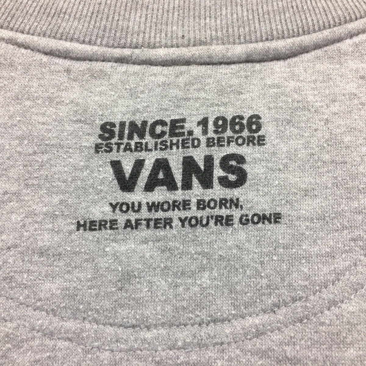 Vans × Welcome Skateboards VANS Sweatshirt Crewneck Big Logo Spellout VANS Since 1966 Size US M / EU 48-50 / 2 - 7 Thumbnail