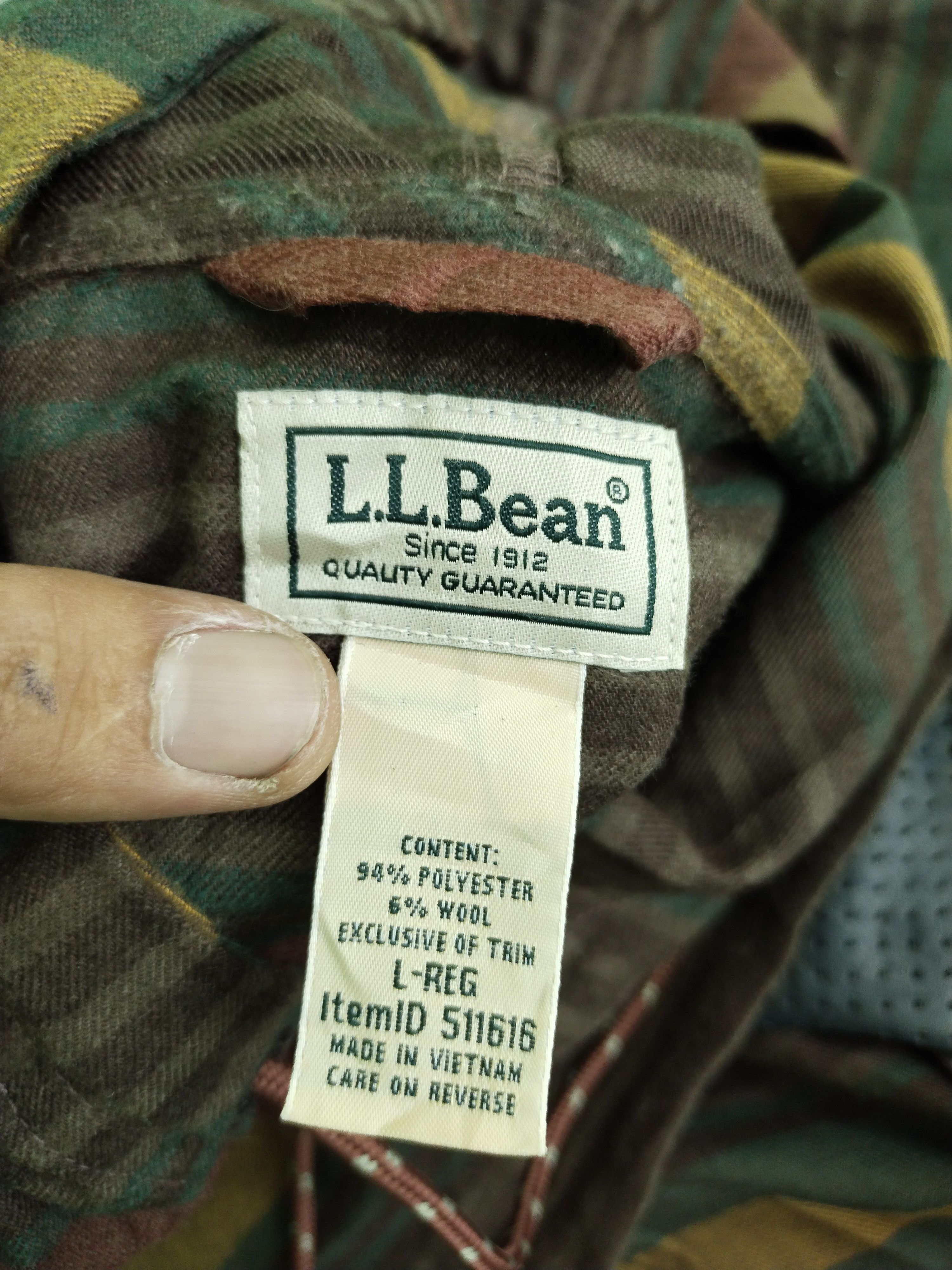 L.L. Bean × Vintage VTG 90s PULLOVERS ACTIVEWEAR HOODIE JACKET Size US L / EU 52-54 / 3 - 13 Thumbnail