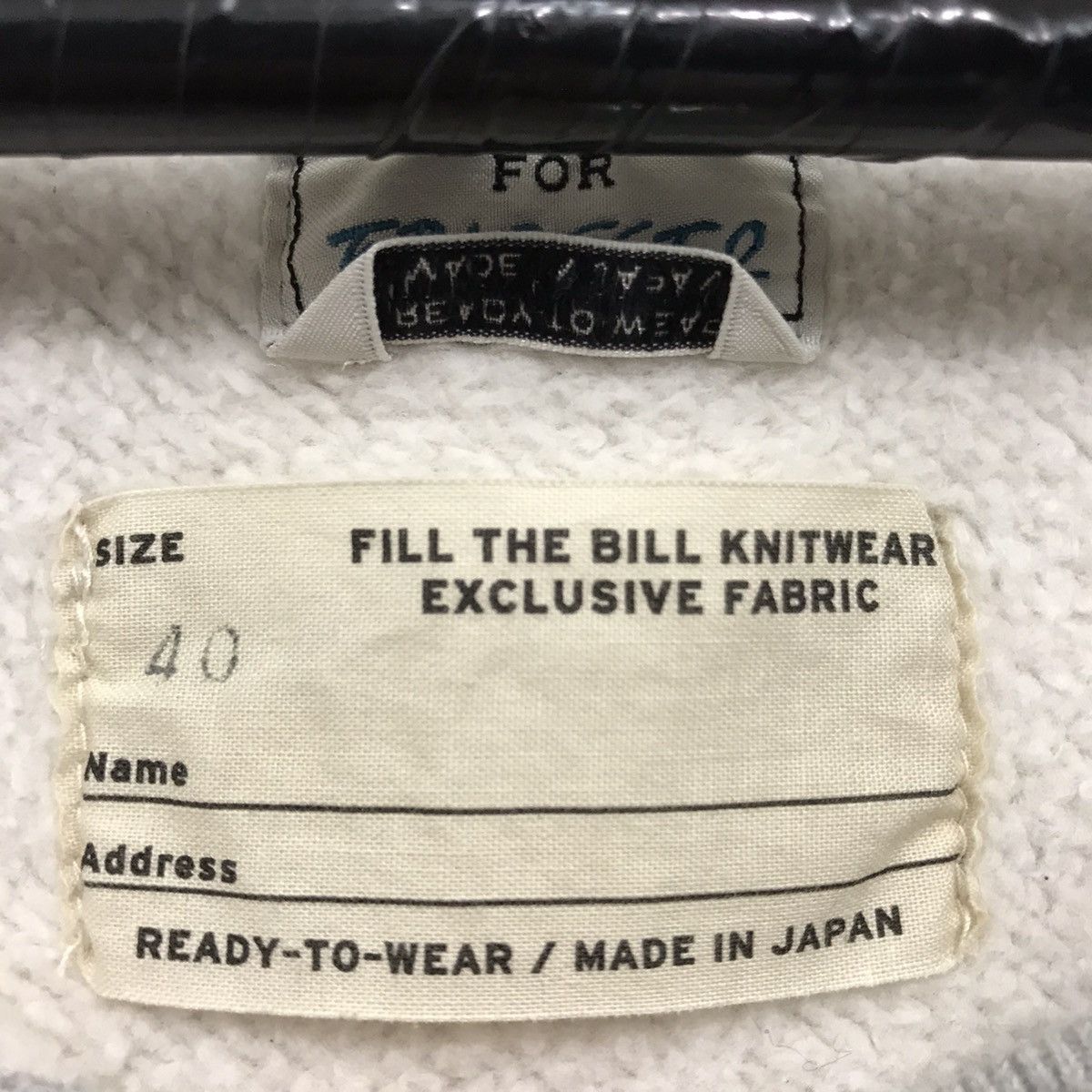 Japanese Brand × Sports Specialties × Vintage Vintage Fill The Bill Knitwear Biglogo Spellout FTB 19 Size US M / EU 48-50 / 2 - 11 Thumbnail