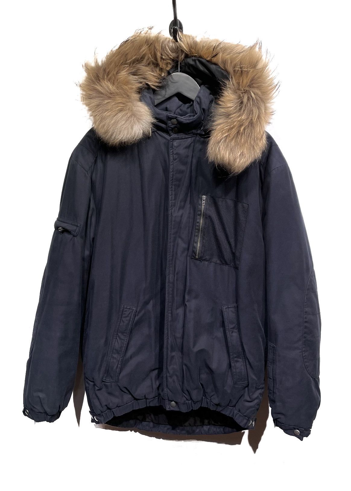 Givenchy Givenchy Vintage Black Jacket with Fur Trim Size US S / EU 44-46 / 1 - 1 Thumbnail