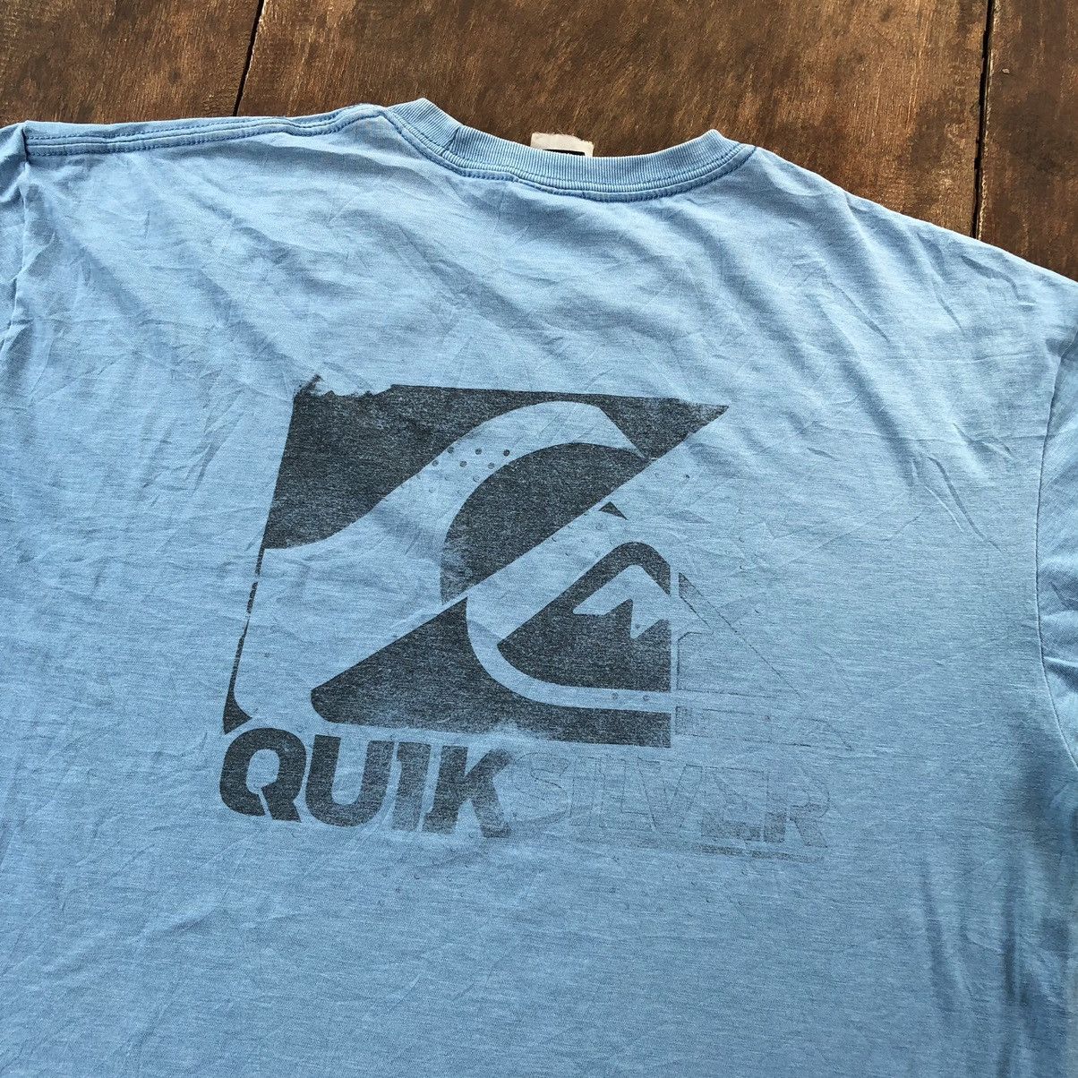 Quiksilver Vintage Thrashed Faded Quiksilver Surfing T Shirt Size US XL / EU 56 / 4 - 1 Thumbnail