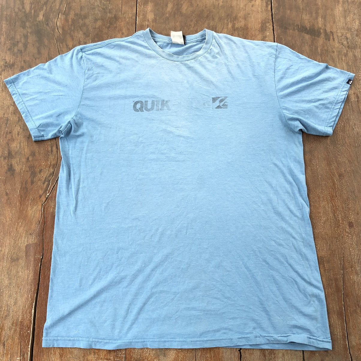Quiksilver Vintage Thrashed Faded Quiksilver Surfing T Shirt Size US XL / EU 56 / 4 - 3 Thumbnail