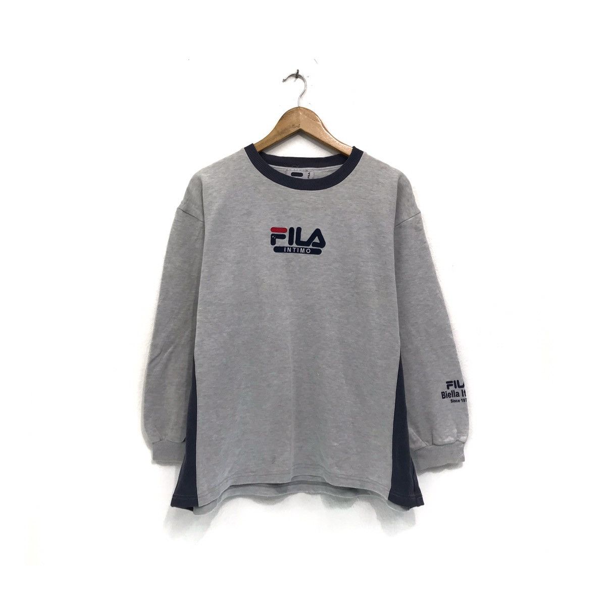 Fila × Japanese Brand Vintage Fila Sweatshirt Fila Embroidery Fila Crewneck Size US M / EU 48-50 / 2 - 1 Thumbnail