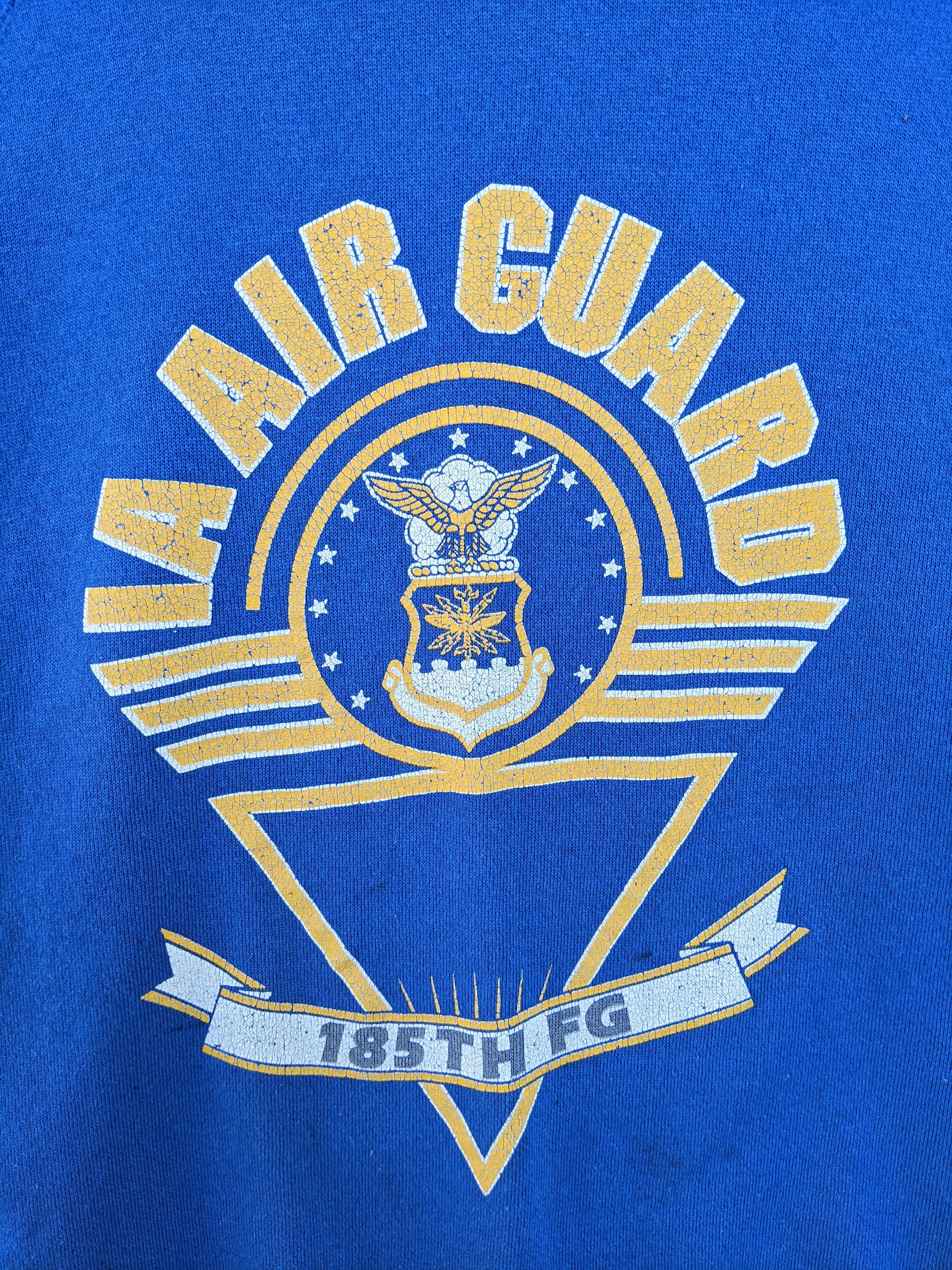 Vintage Vintage La Air Guard 185TH FG Sweatshirt Size US L / EU 52-54 / 3 - 3 Thumbnail