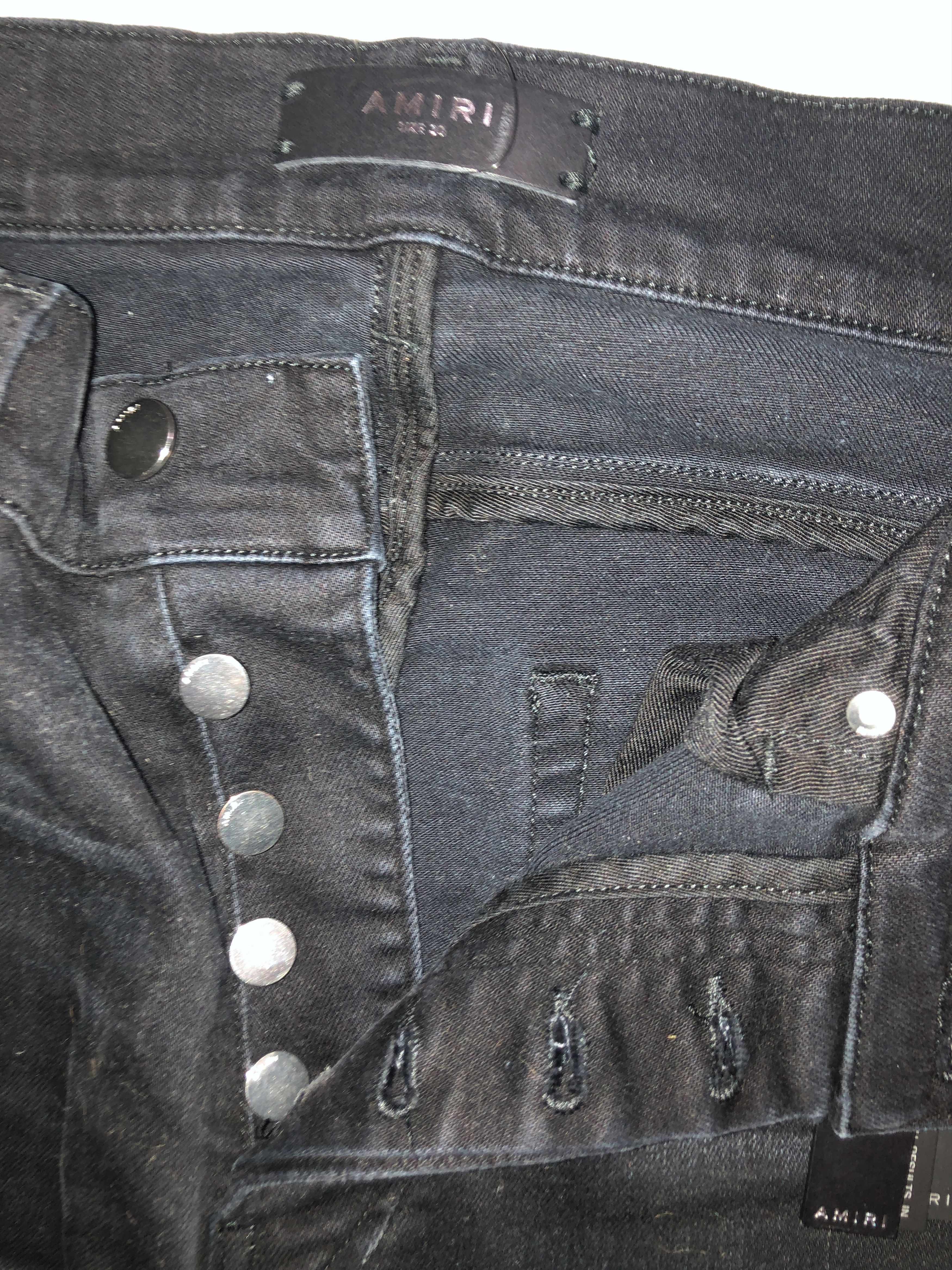 Amiri NEW AMIRI Shotgun Classic jeans Antique black W0M01524SD Size US 30 / EU 46 - 7 Thumbnail