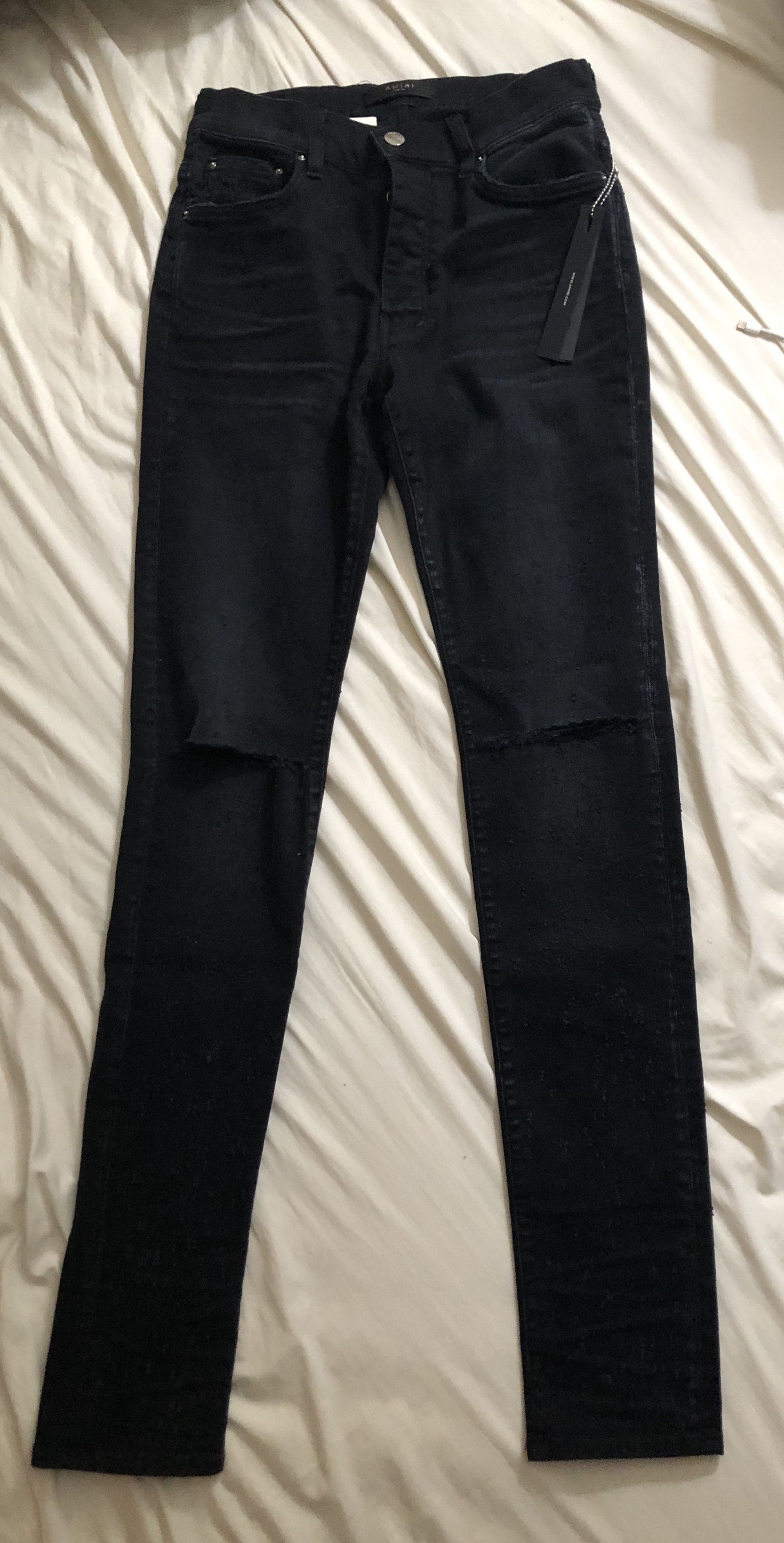 Amiri NEW AMIRI Shotgun Classic jeans Antique black W0M01524SD Size US 30 / EU 46 - 1 Thumbnail