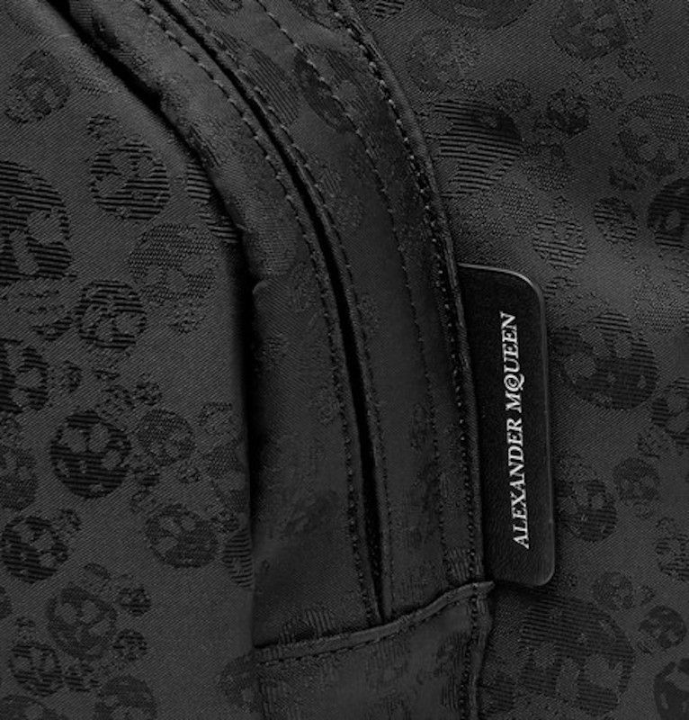 Alexander McQueen $1320 ALEXANDER MCQUEEN SKULL JACQUARD BACKPACK black Size ONE SIZE - 6 Thumbnail