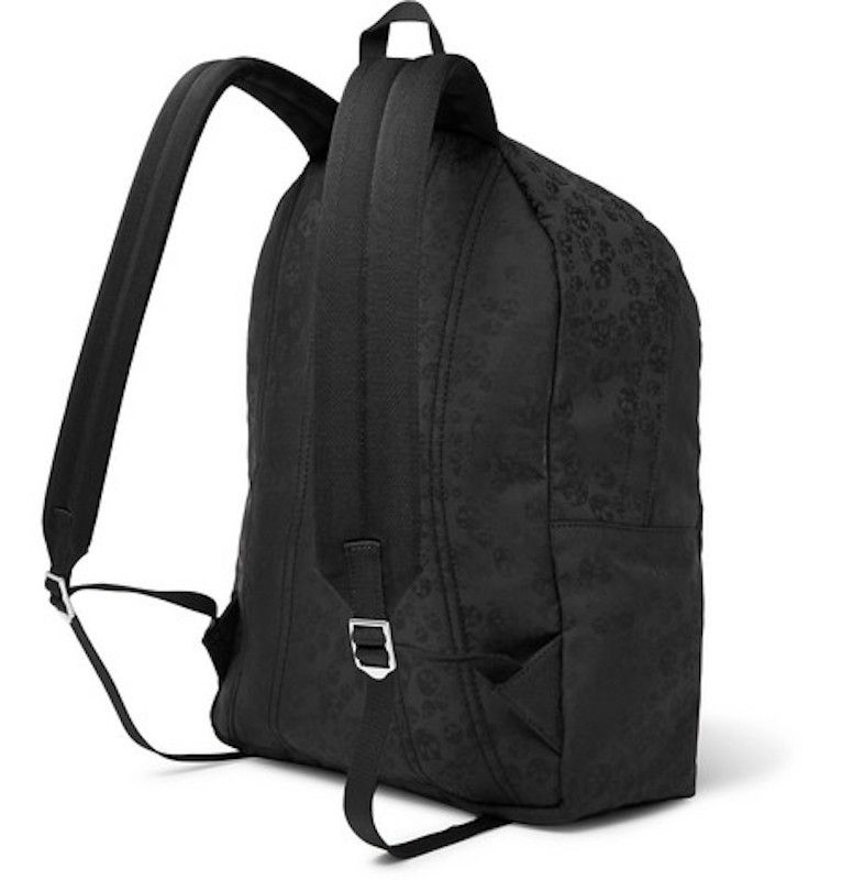 Alexander McQueen $1320 ALEXANDER MCQUEEN SKULL JACQUARD BACKPACK black Size ONE SIZE - 5 Thumbnail