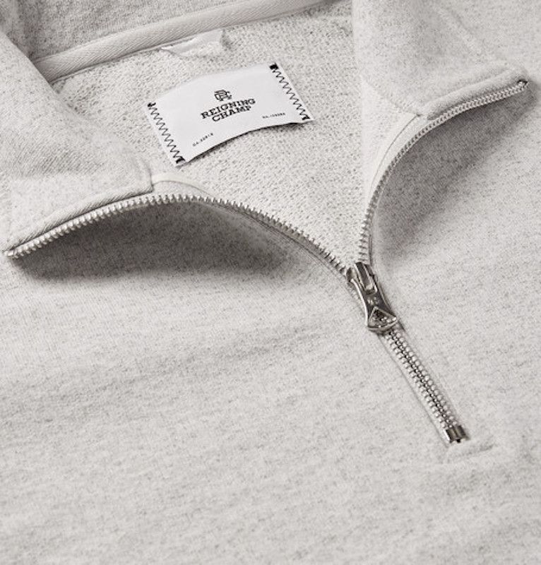 Reigning Champ REIGNING CHAMP Loopback cotton jersey half zip sweatshirt Size US XS / EU 42 / 0 - 5 Thumbnail